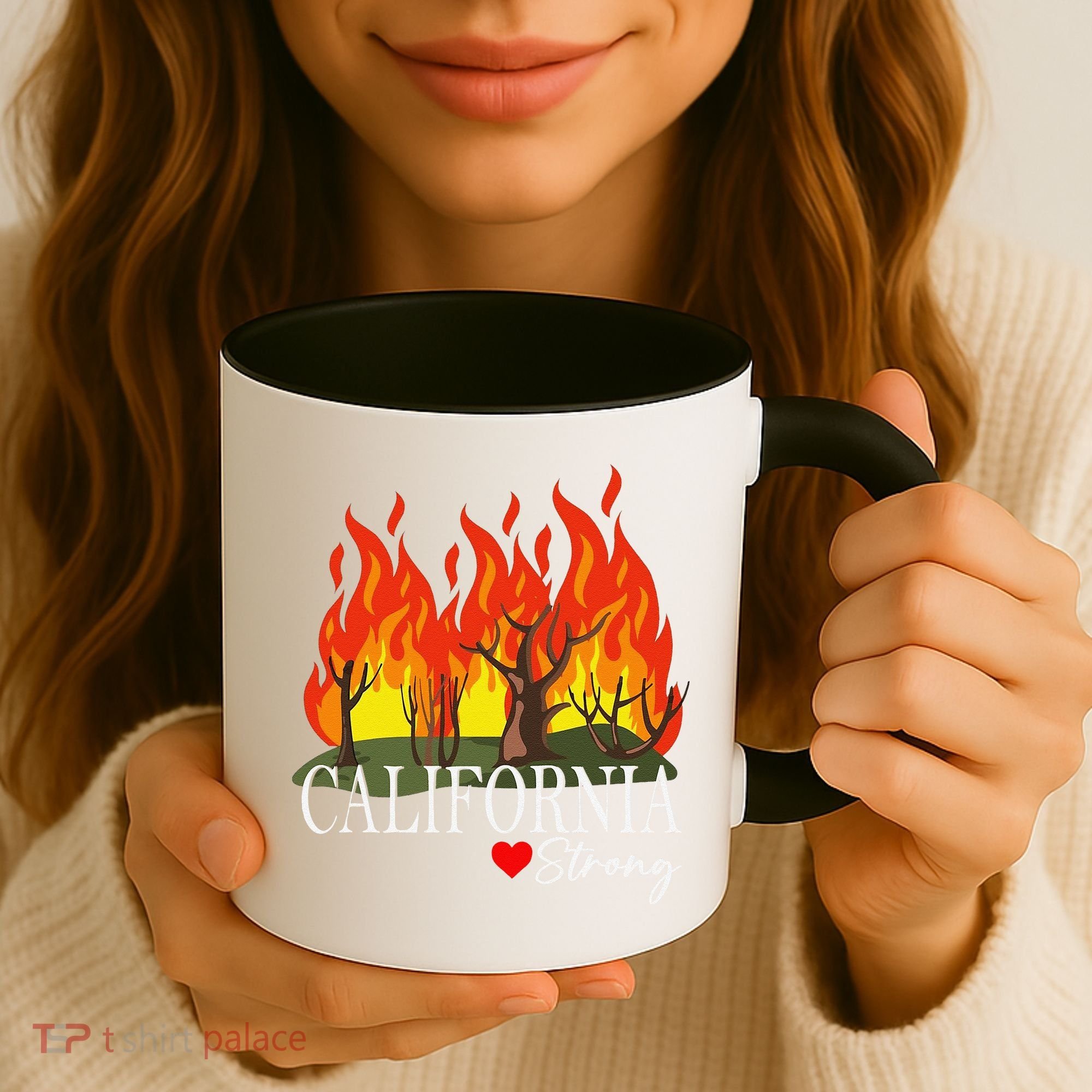 California Strong California Fire Gift Coffee Mug