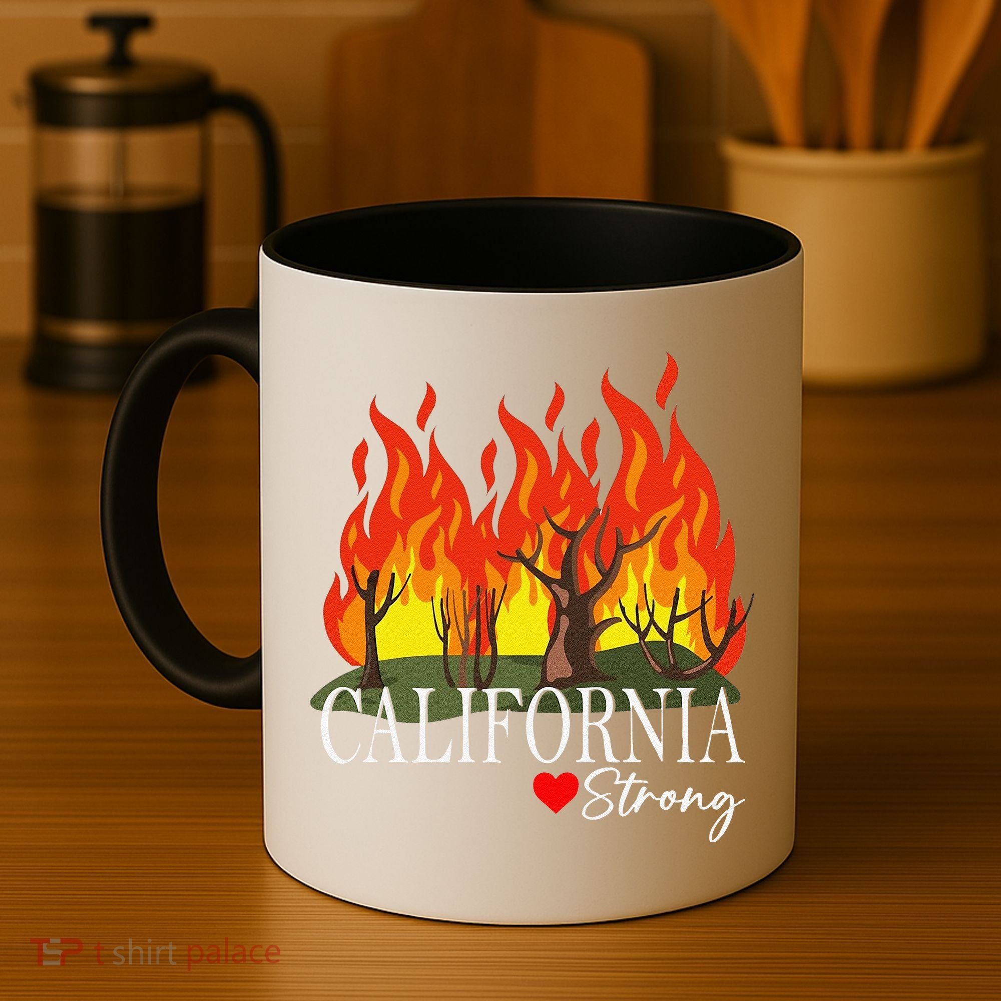 California Strong California Fire Gift Coffee Mug