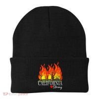 California Strong California Fire Gift Beanie thumb 0