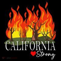 California Strong California Fire Gift Coaster thumb 2