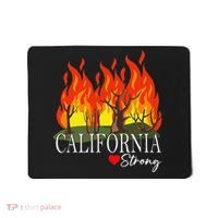 California Strong California Fire Gift Mousepad thumb 0