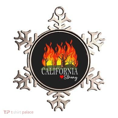 California Strong California Fire Gift Ornament