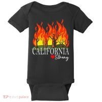 California Strong California Fire Gift Baby Bodysuit thumb 0