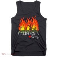 California Strong California Fire Gift Tank Top thumb 0