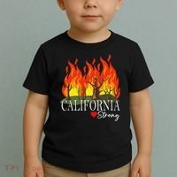California Strong California Fire Gift Toddler T-Shirt thumb 2
