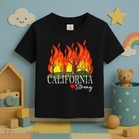 California Strong California Fire Gift Toddler T-Shirt thumb 3