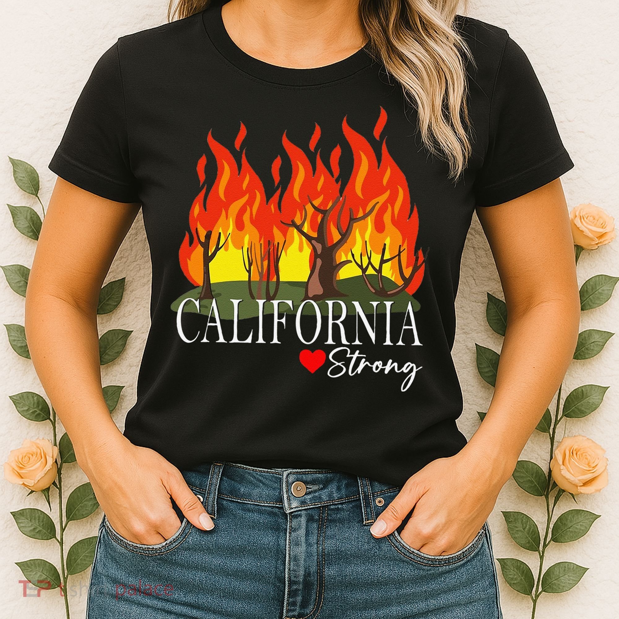 California Strong California Fire Gift Women's T-Shirt