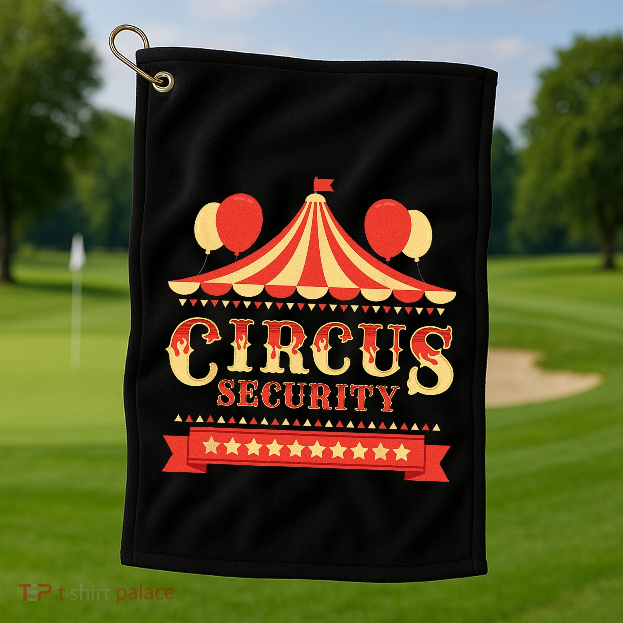 Circus Security Circus Birthday Party Circus Costume Golf Towel