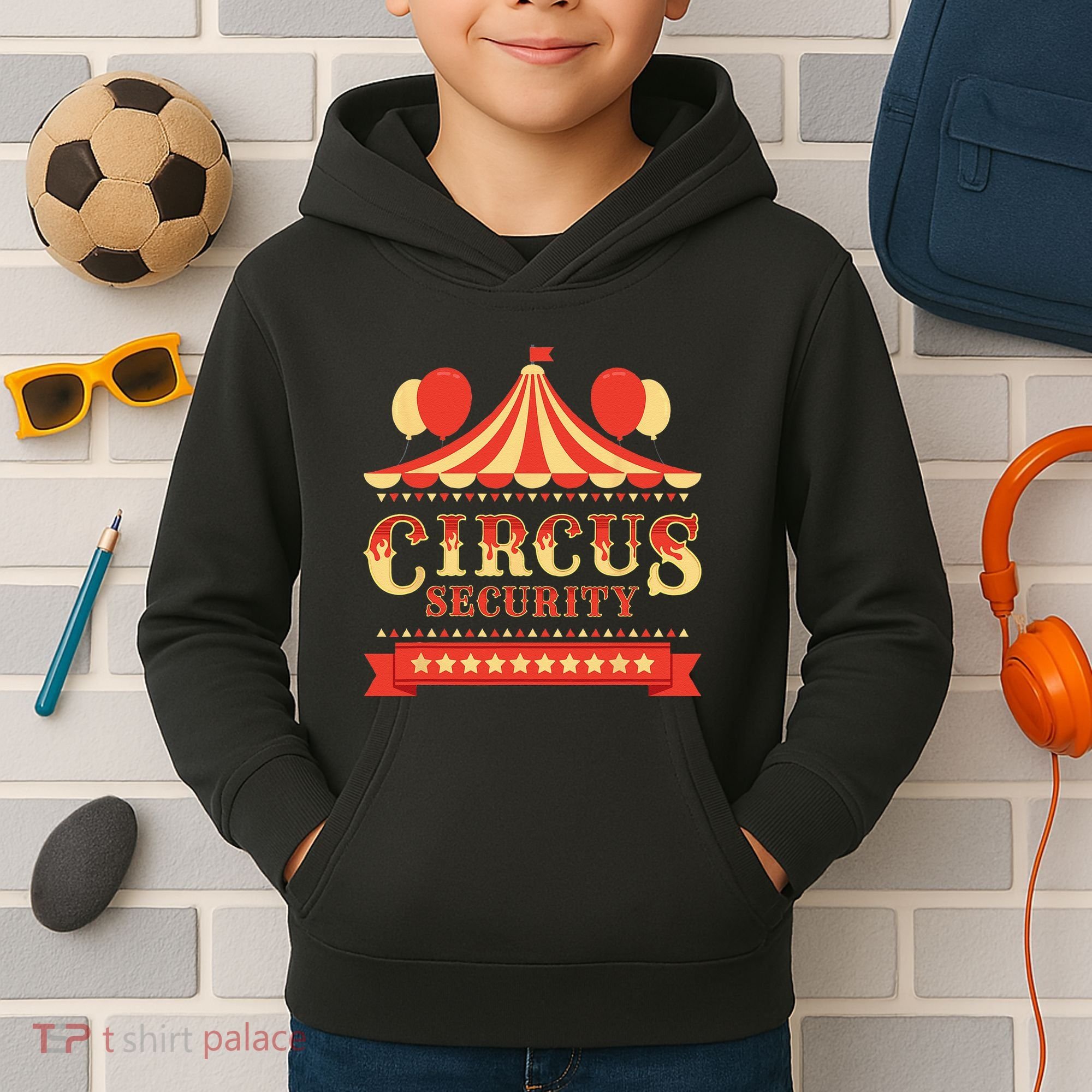 Circus Security Circus Birthday Party Circus Costume Kids Hoodie
