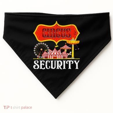 Circus Security Carnival Costume Carny Event Staff Circus USA-Made Doggie Bandana
