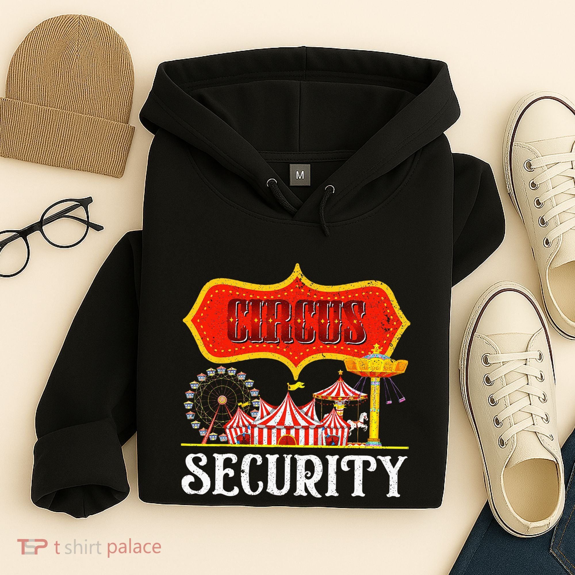 Circus Security Carnival Costume Carny Event Staff Circus Hoodie