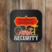 Circus Security Carnival Costume Carny Event Staff Circus Coaster thumb 0