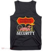 Circus Security Carnival Costume Carny Event Staff Circus Tank Top thumb 0