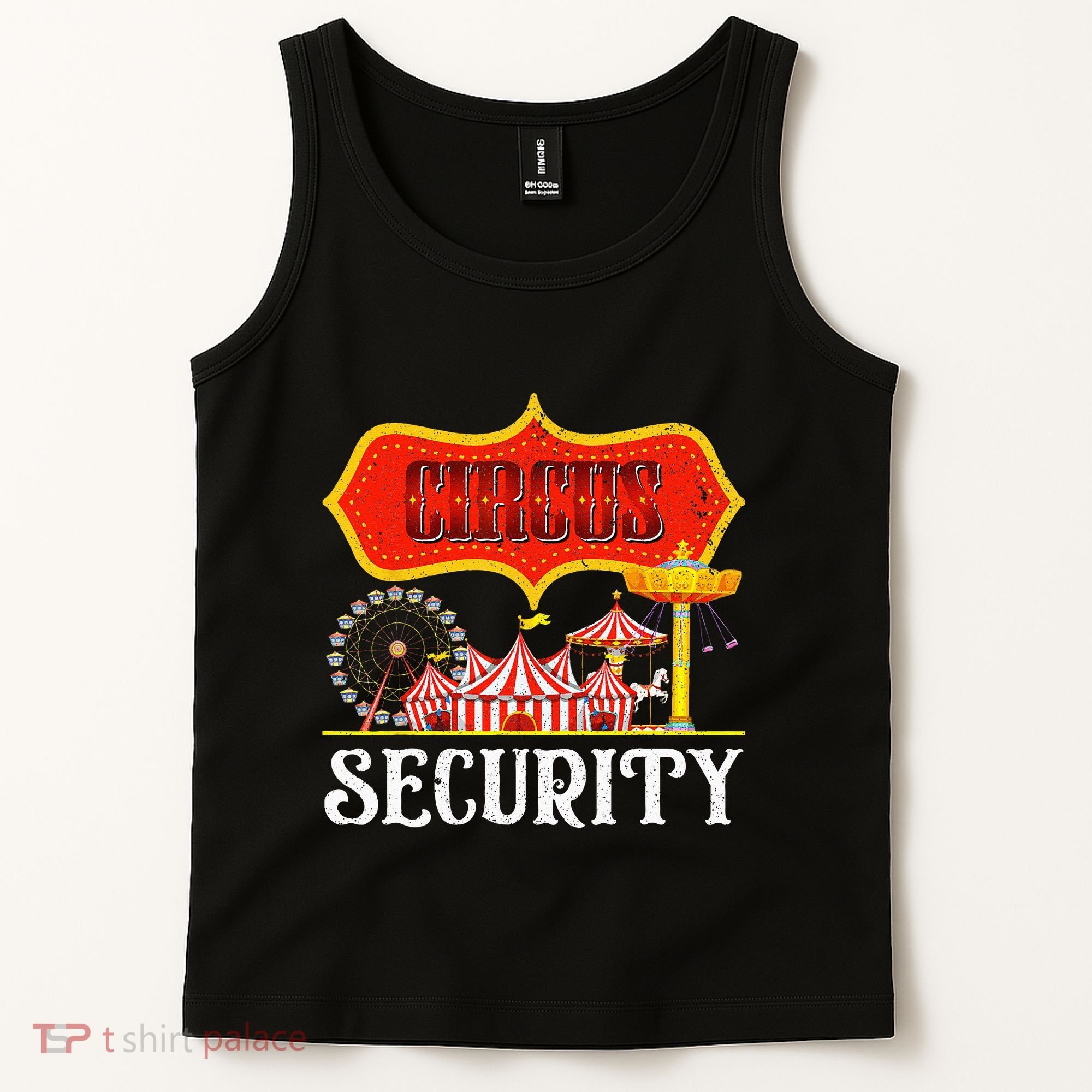 Circus Security Carnival Costume Carny Event Staff Circus Tank Top
