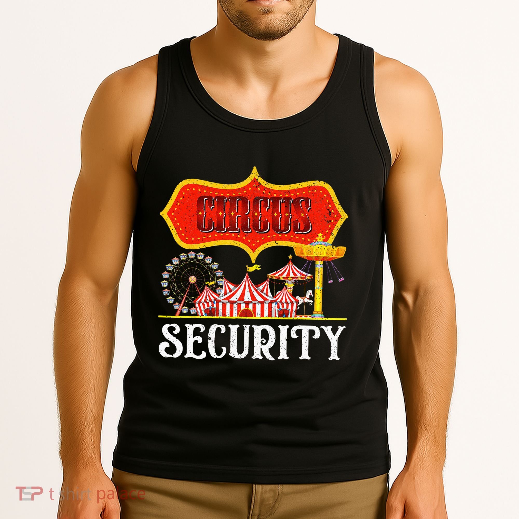 Circus Security Carnival Costume Carny Event Staff Circus Tank Top