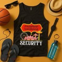 Circus Security Carnival Costume Carny Event Staff Circus Tank Top thumb 4