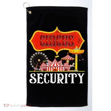 Circus Security Carnival Costume Carny Event Staff Circus Golf Towel
