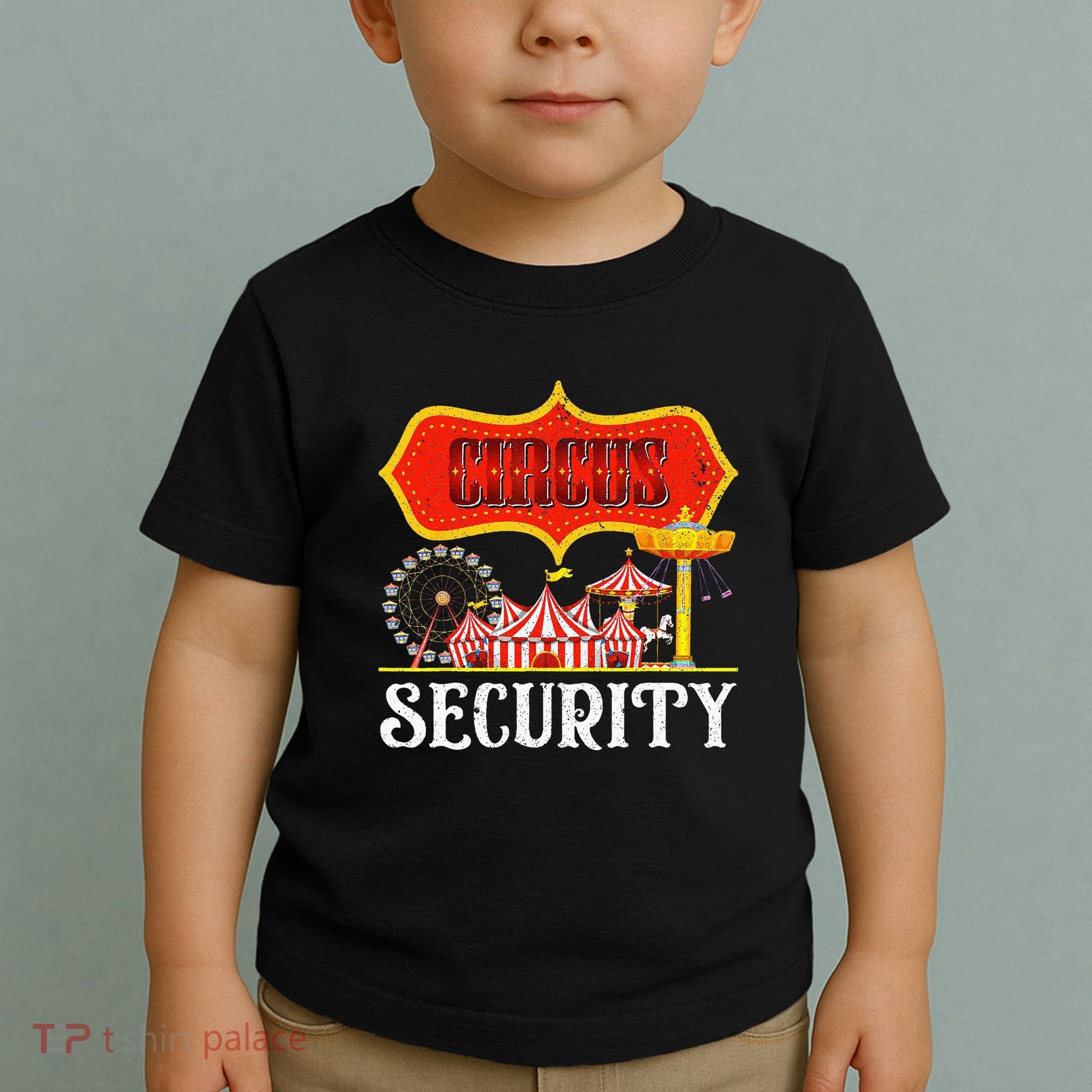 Circus Security Carnival Costume Carny Event Staff Circus Toddler T-Shirt