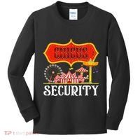Circus Security Carnival Costume Carny Event Staff Circus Kids Long Sleeve Shirt thumb 0