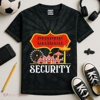 Circus Security Carnival Costume Carny Event Staff Circus Kids Tie-Dye T-Shirt thumb 2