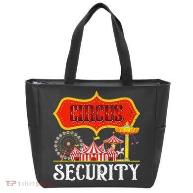 Circus Security Carnival Costume Carny Event Staff Circus Tote Bag