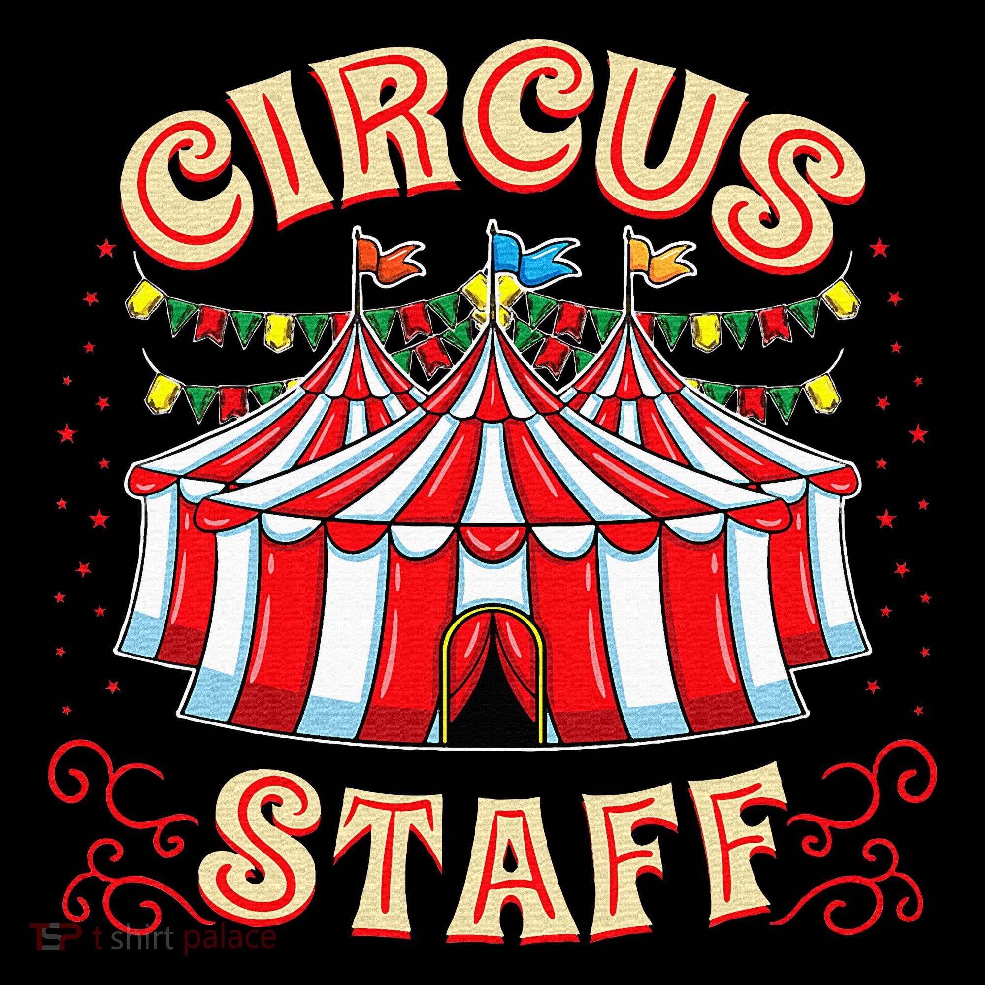 Circus Staff Circus Themed Party Button