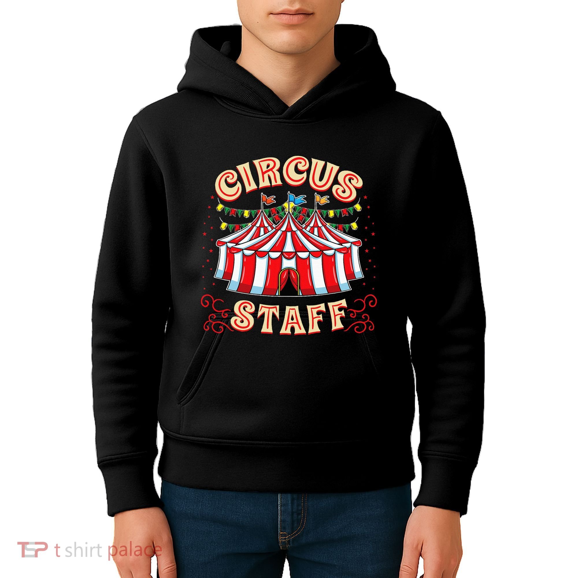 Circus Staff Circus Themed Party Kids Hoodie