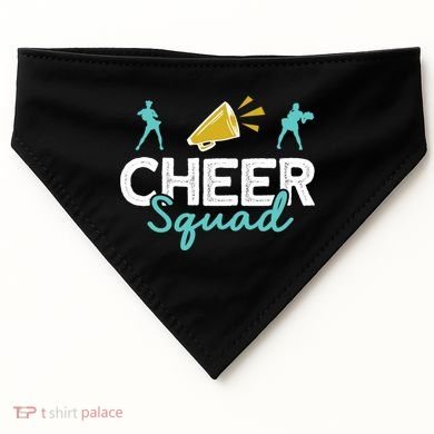 Cheer Squad Cheerleading Cheerleader Cute Gift USA-Made Doggie Bandana