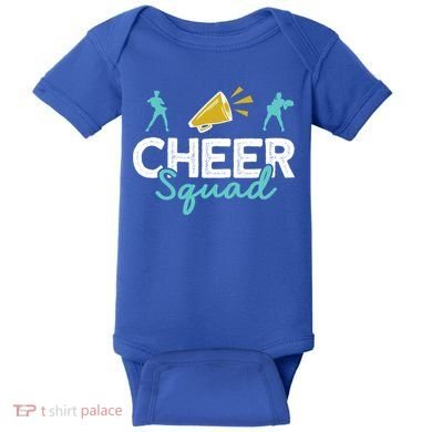 Cheer Squad Cheerleading Cheerleader Cute Gift Baby Bodysuit