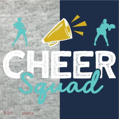 Cheer Squad Cheerleading Cheerleader Cute Gift Kids Colorblock Raglan Jersey