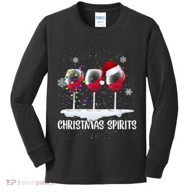 Christmas Spirits Kids Long Sleeve Shirt