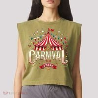 Carnival Staff Circus Matching Garment-Dyed Women's Muscle Tee thumb 2