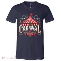 Carnival Staff Circus Matching V-Neck T-Shirt thumb 0
