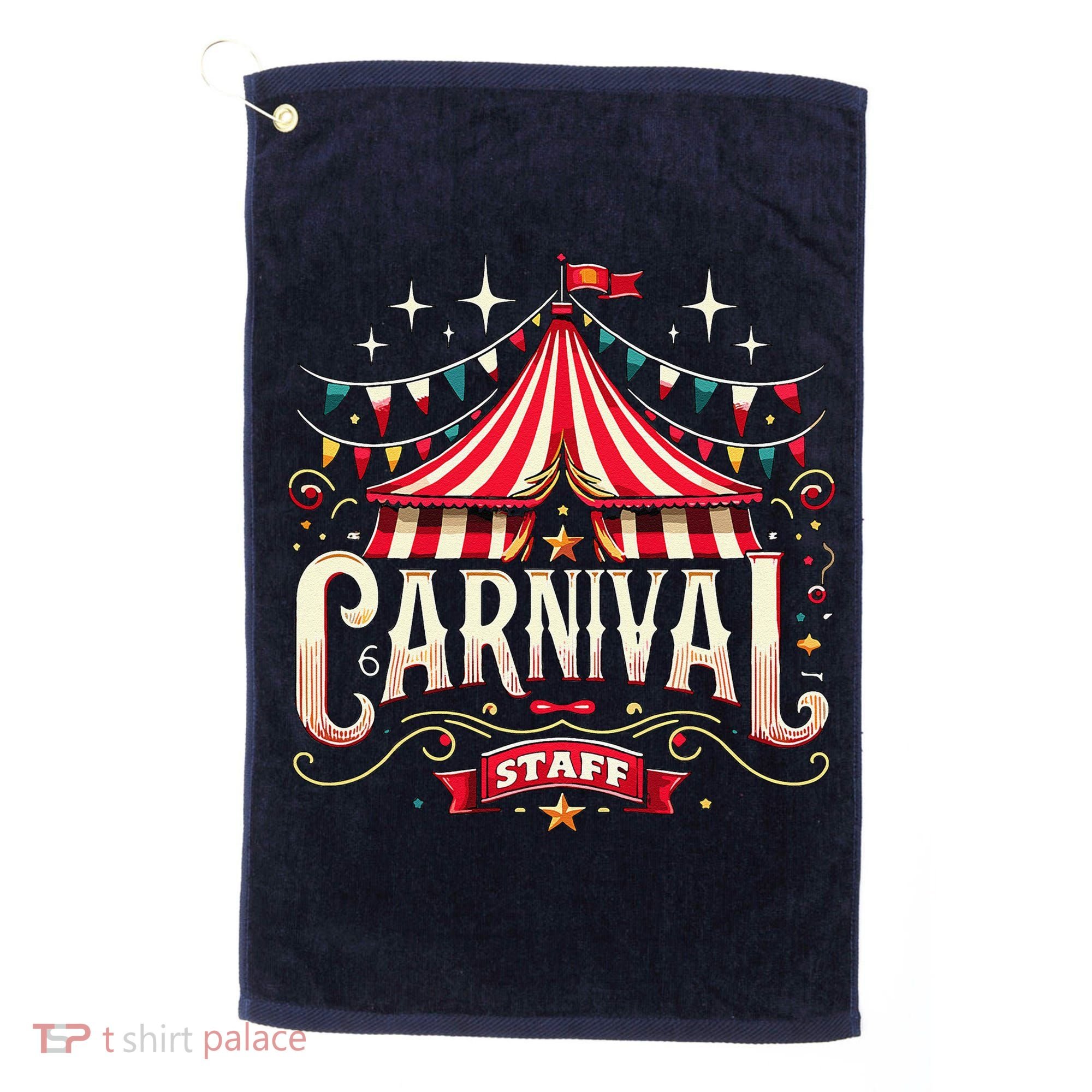 Carnival Staff Circus Matching Golf Towel