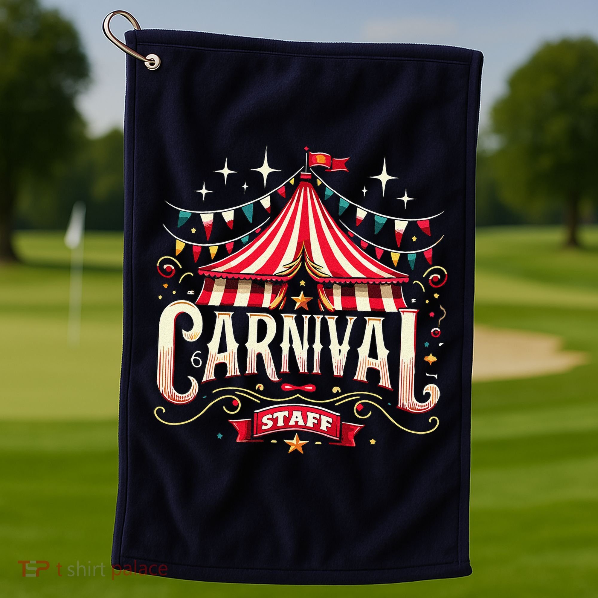 Carnival Staff Circus Matching Golf Towel
