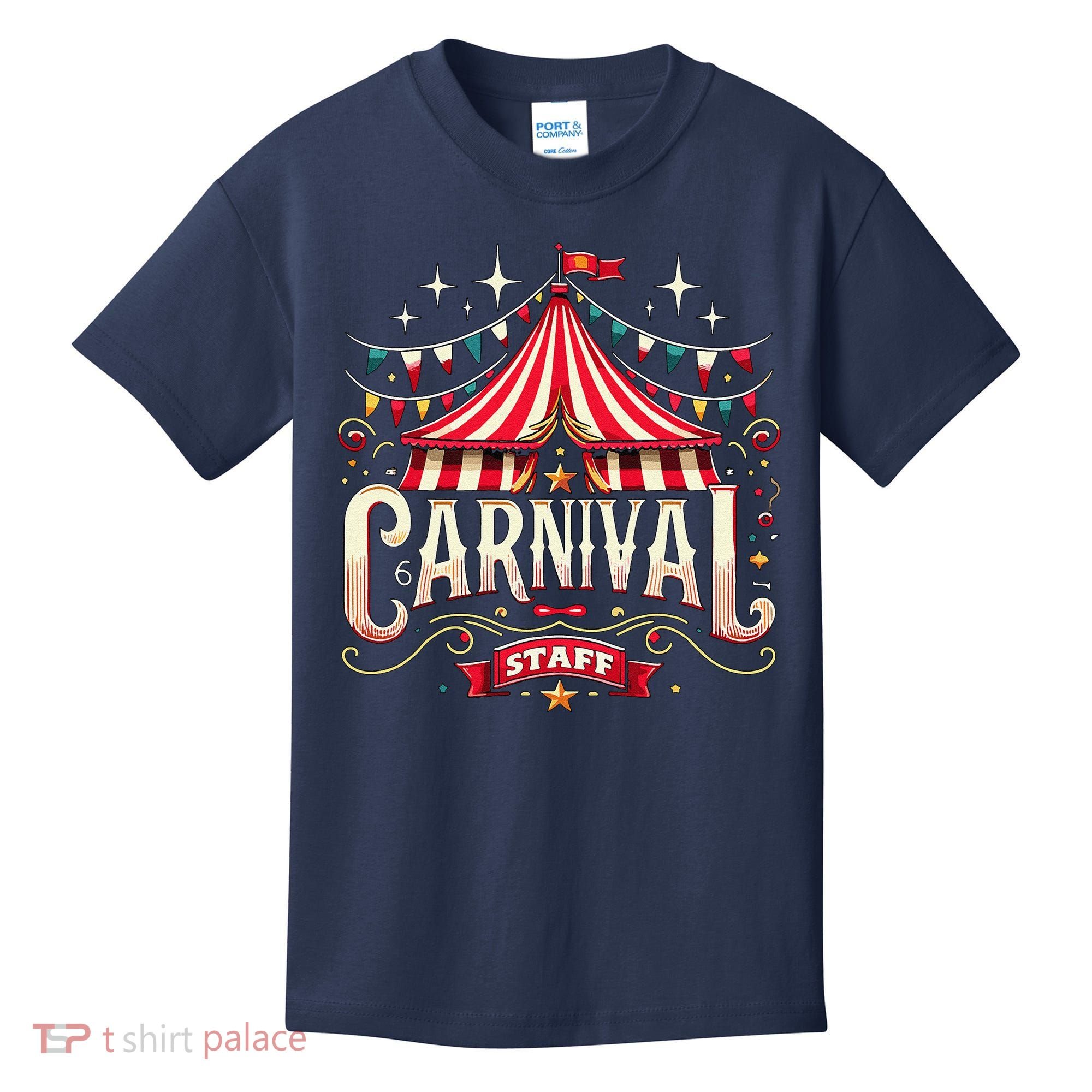 Carnival Staff Circus Matching Kids T-Shirt