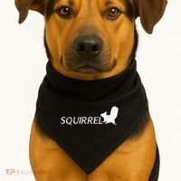 Cute Squirrel USA-Made Doggie Bandana thumb 1