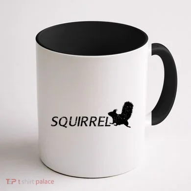 Cute Squirrel Coffee Mug back