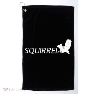 Cute Squirrel Golf Towel