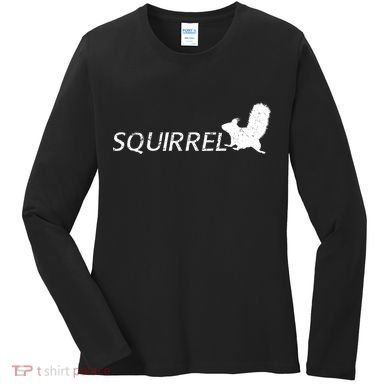 Cute Squirrel Women's Long Sleeve Shirt