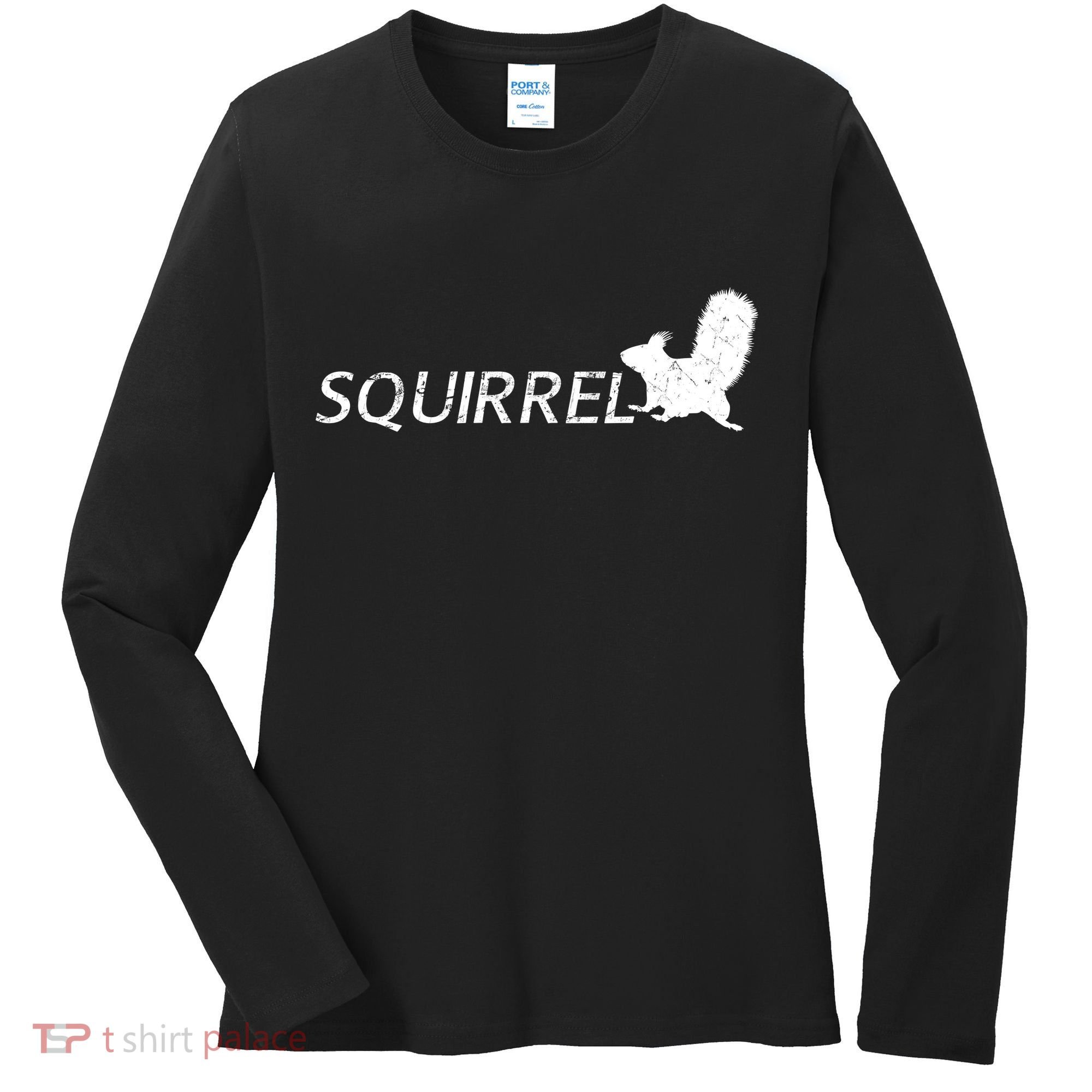 Cute Squirrel Women's Long Sleeve Shirt