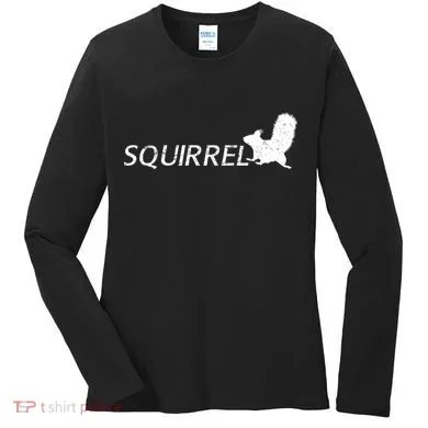 Cute Squirrel Women's Long Sleeve Shirt