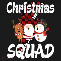 Christmas Squad Cute Holiday Musical USA-Made Doggie Bandana thumb 2