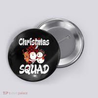 Christmas Squad Cute Holiday Musical Button thumb 0