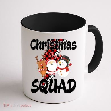 Christmas Squad Cute Holiday Musical Coffee Mug back
