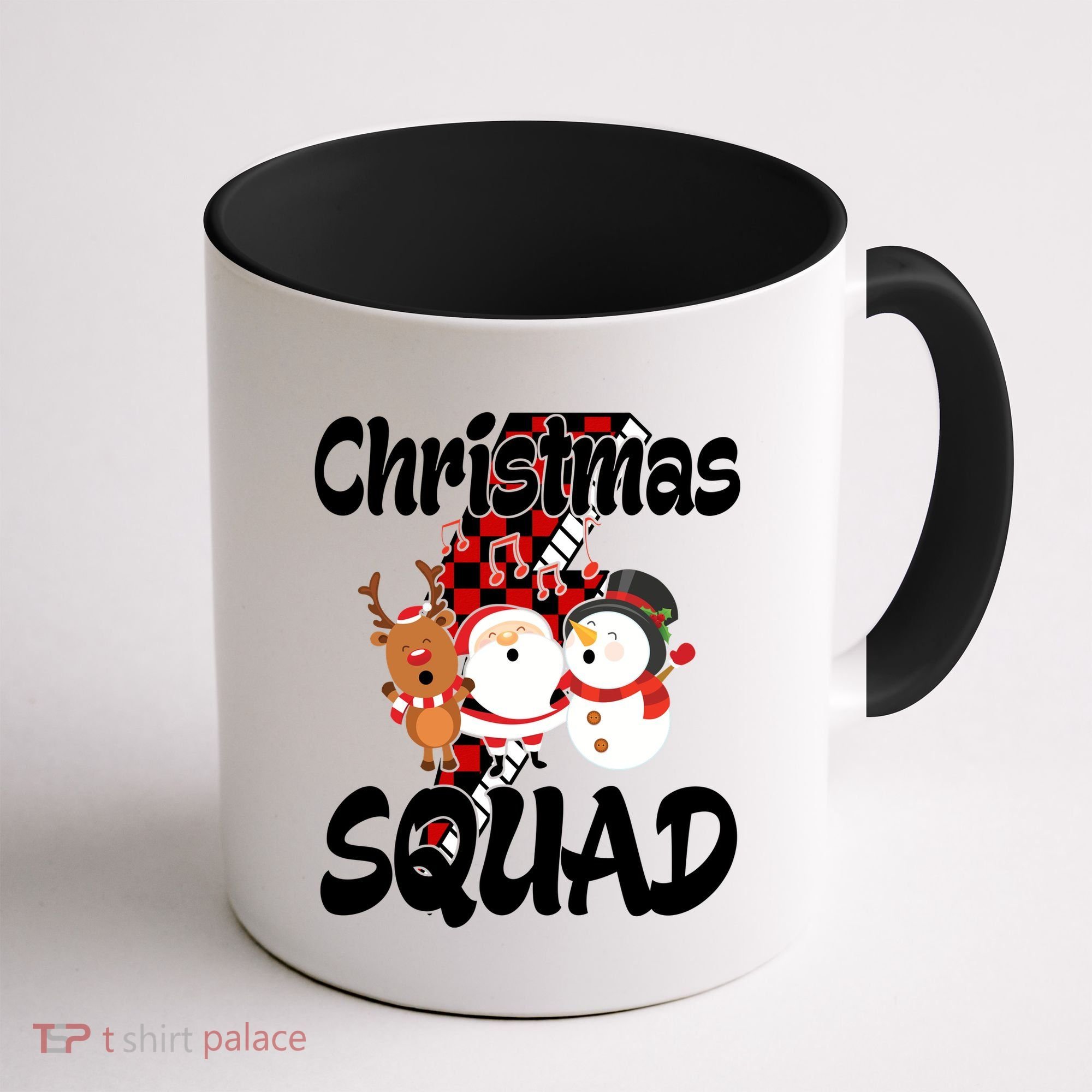 Christmas Squad Cute Holiday Musical Coffee Mug