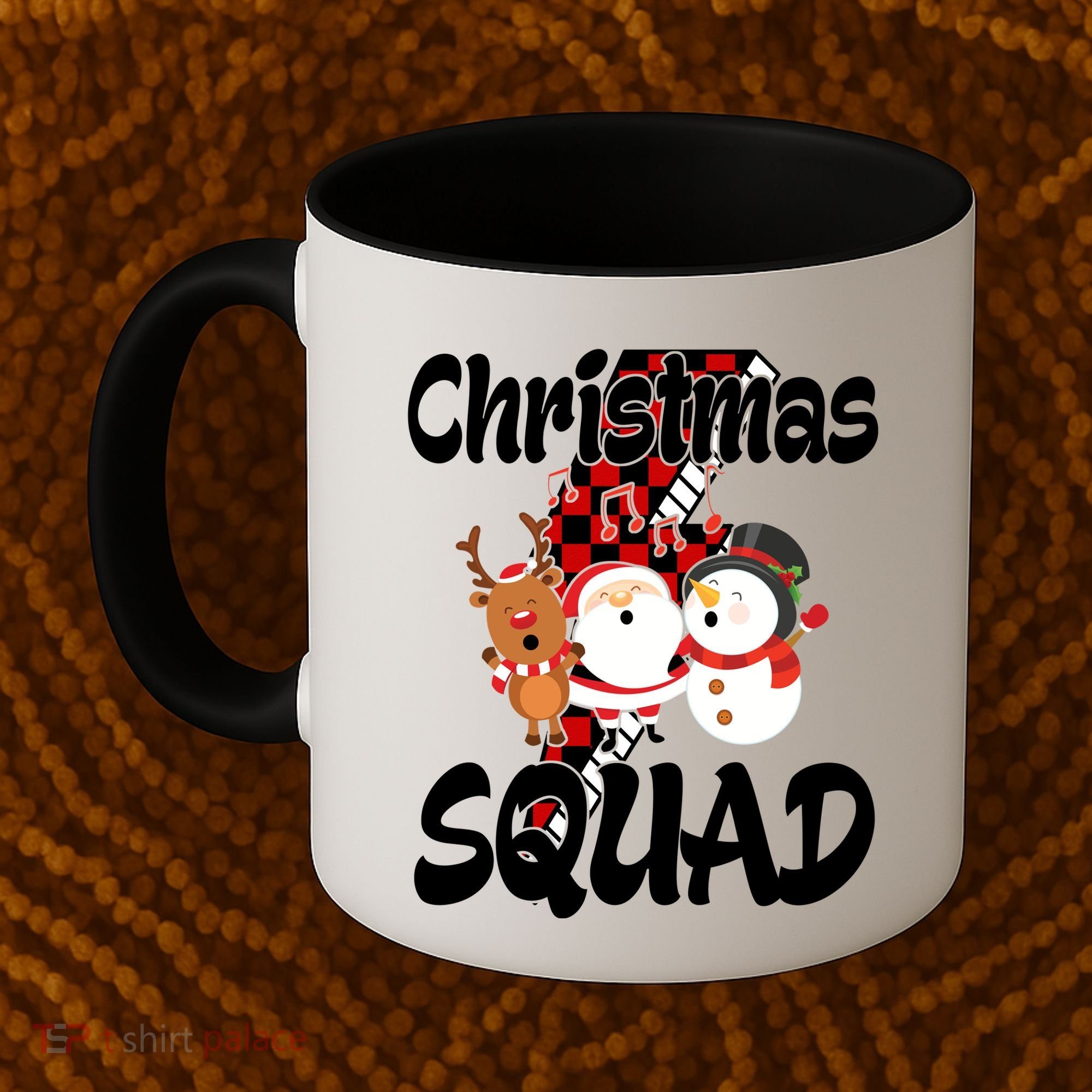 Christmas Squad Cute Holiday Musical Coffee Mug