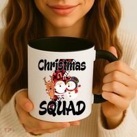 Christmas Squad Cute Holiday Musical Coffee Mug thumb 3