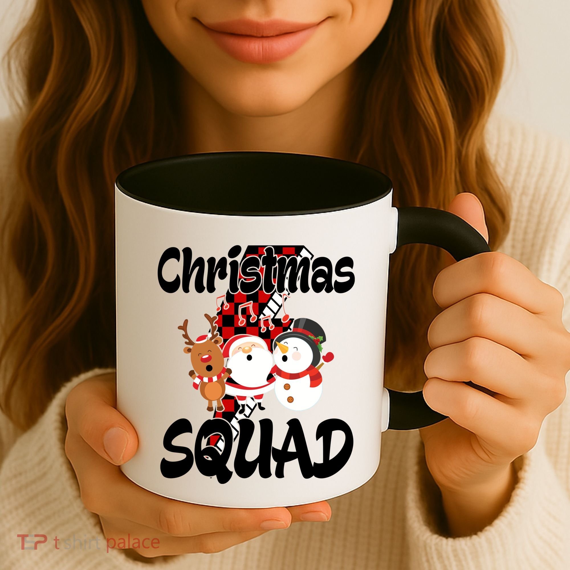 Christmas Squad Cute Holiday Musical Coffee Mug
