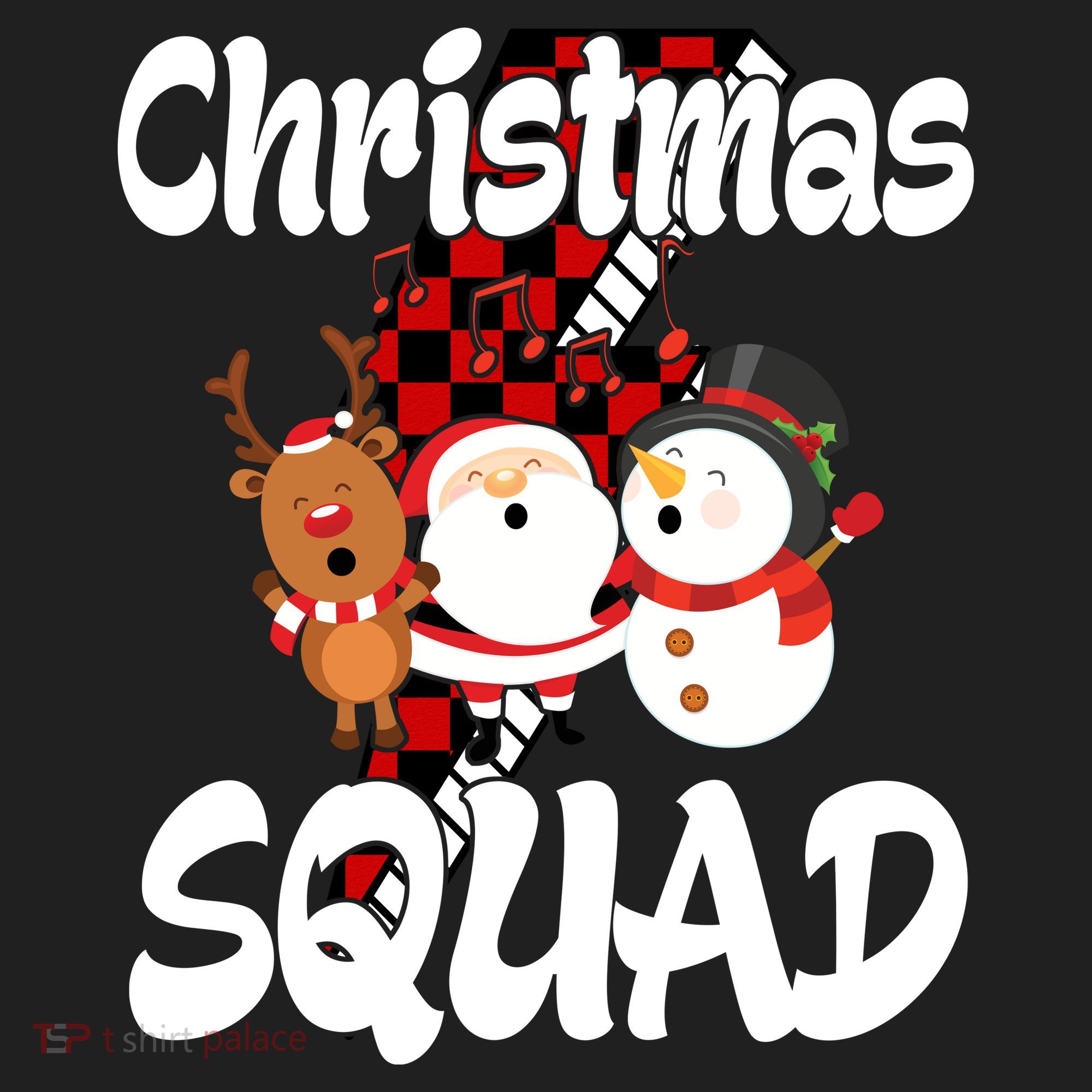 Christmas Squad Cute Holiday Musical Beanie